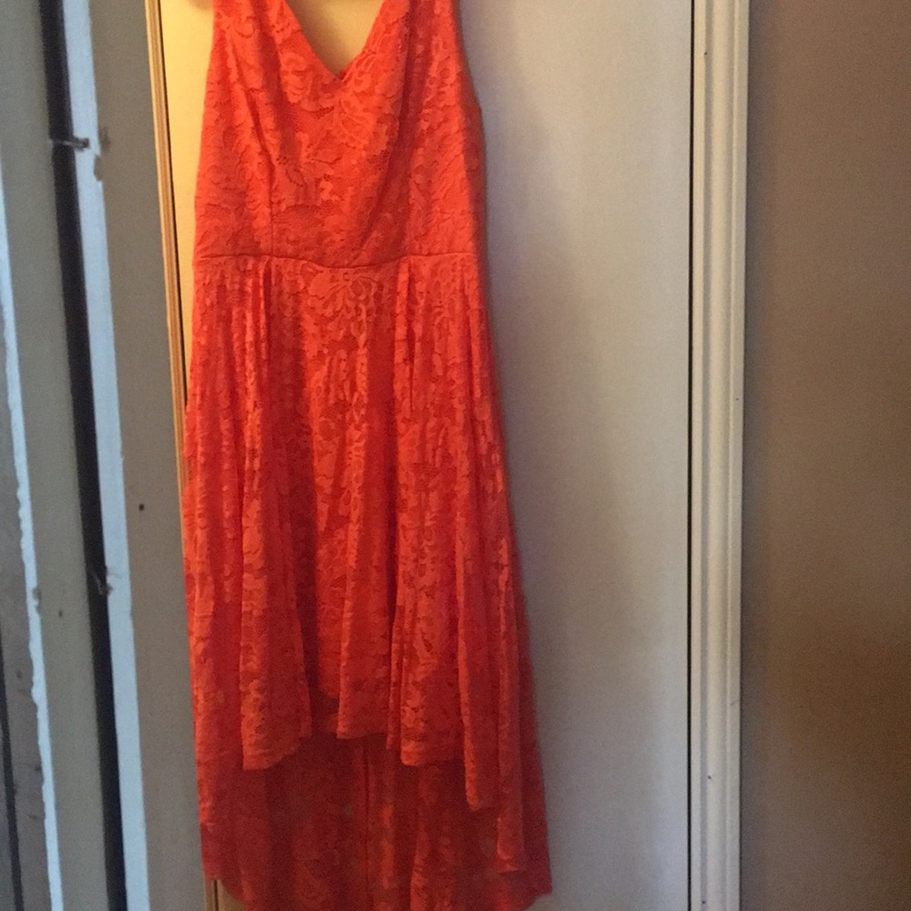 Coral dress